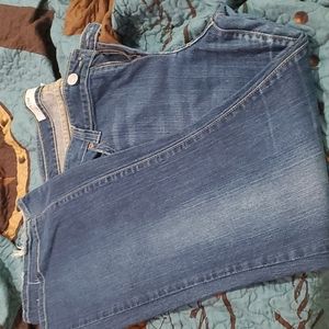 Low rise boot cut Levi jeans